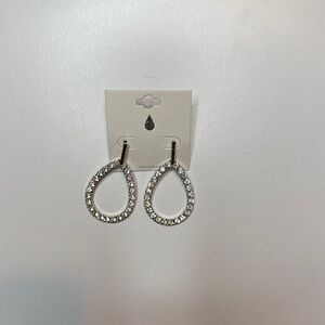 Elegant Silver Teardrop Earrings